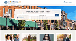 Desktop Screenshot of jobsinchattanooga.com